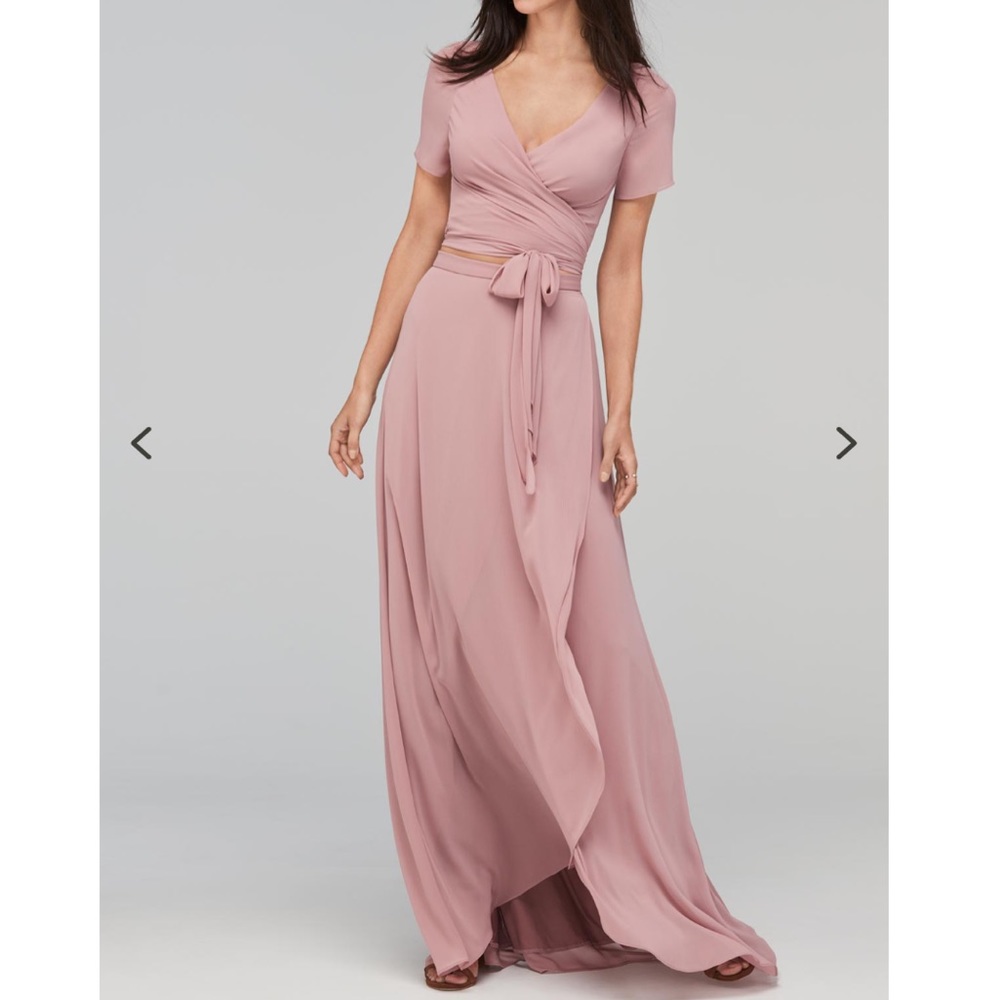 Watters Bridesmaids Pink Boho Carter Skirt